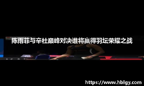 陈雨菲与辛杜巅峰对决谁将赢得羽坛荣耀之战