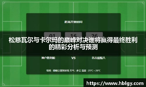 松慈瓦尔与卡尔玛的巅峰对决谁将赢得最终胜利的精彩分析与预测